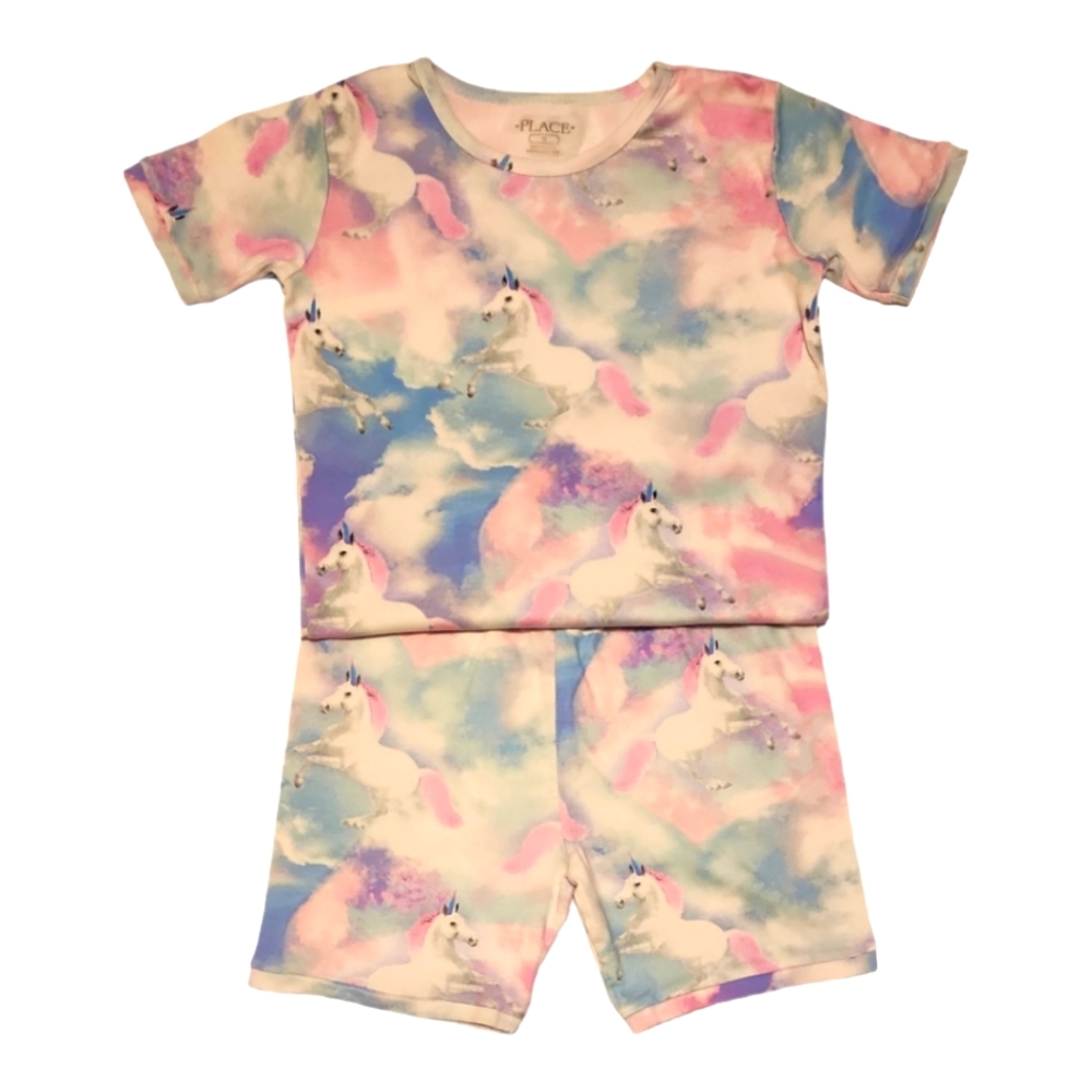 The Children’s Place  Girls Ombre Unicorn Pajama Set